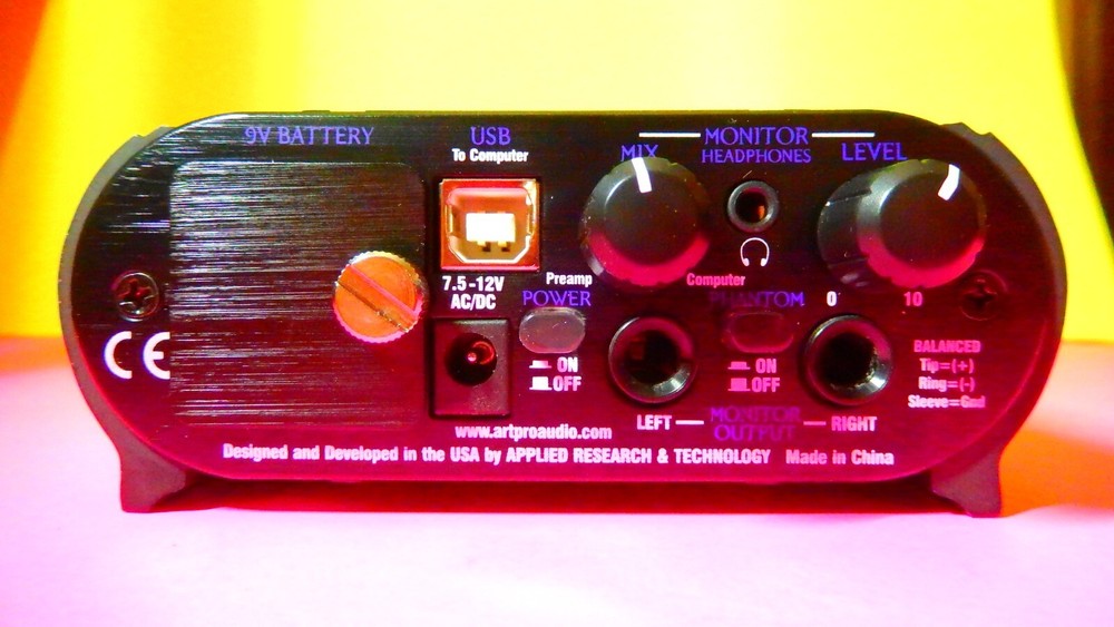 NEW Art USB Dual Pre-Amp, TWO-Channel Pre Amp Computer Interface Project Series
