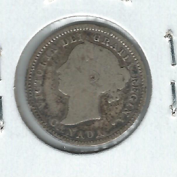 Canada Ten Cents 1888 VG