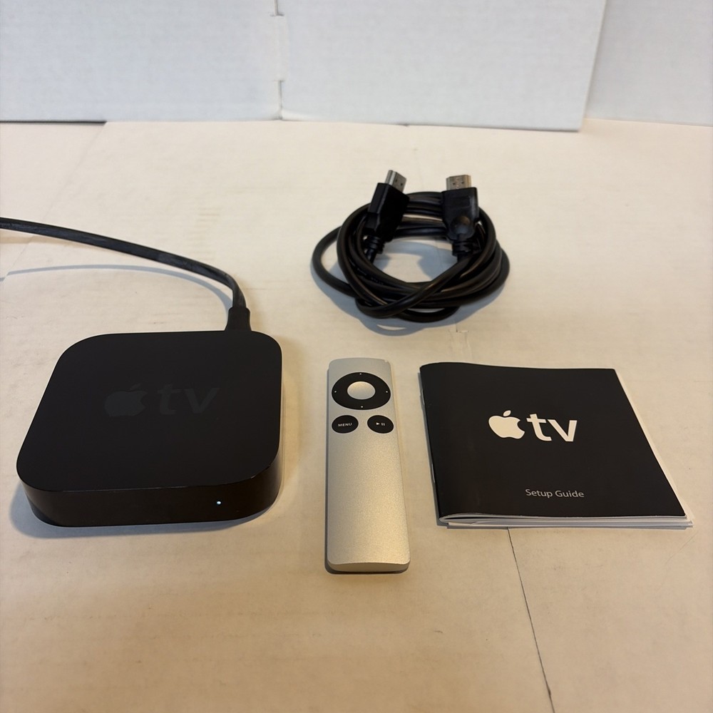 APPLE TV 3rd Generation Black with Remote A1469