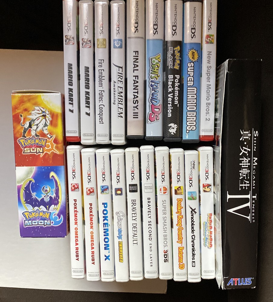 Nintendo DS / 3DS Empty Cases No Games Included