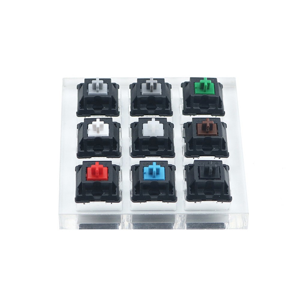 9-Key Switch Tester Mechanical Keyboard Sampler Keycap Switch for Cherry MX