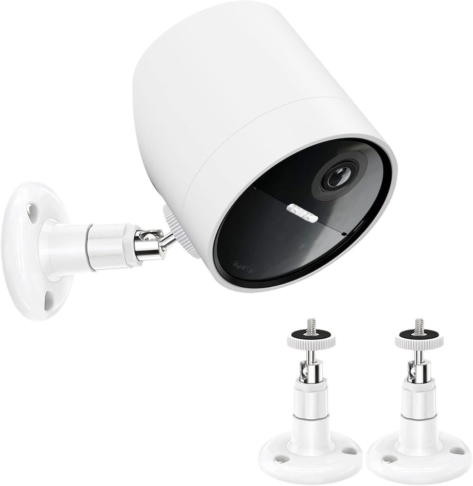 2 Pack Wall Mount Compatible with Simplisafe Outdoor Security Camera, 360° Rotat