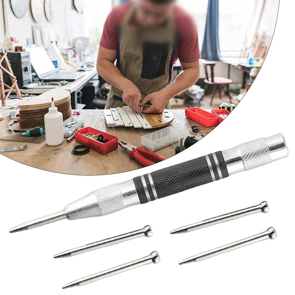 Adjustable Spring Loaded Drill Tool with 4 Needles Quality Construction