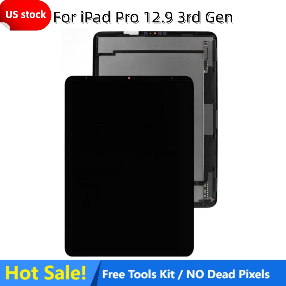 For iPad Pro 12.9 3rd Gen Screen Replacement LCD Display No Frame A1895 A1876 US