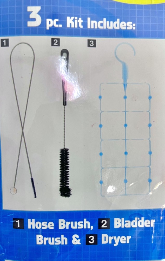 Zefal Hydration Backpack with Camelback Bladder & Cleaning Supplies