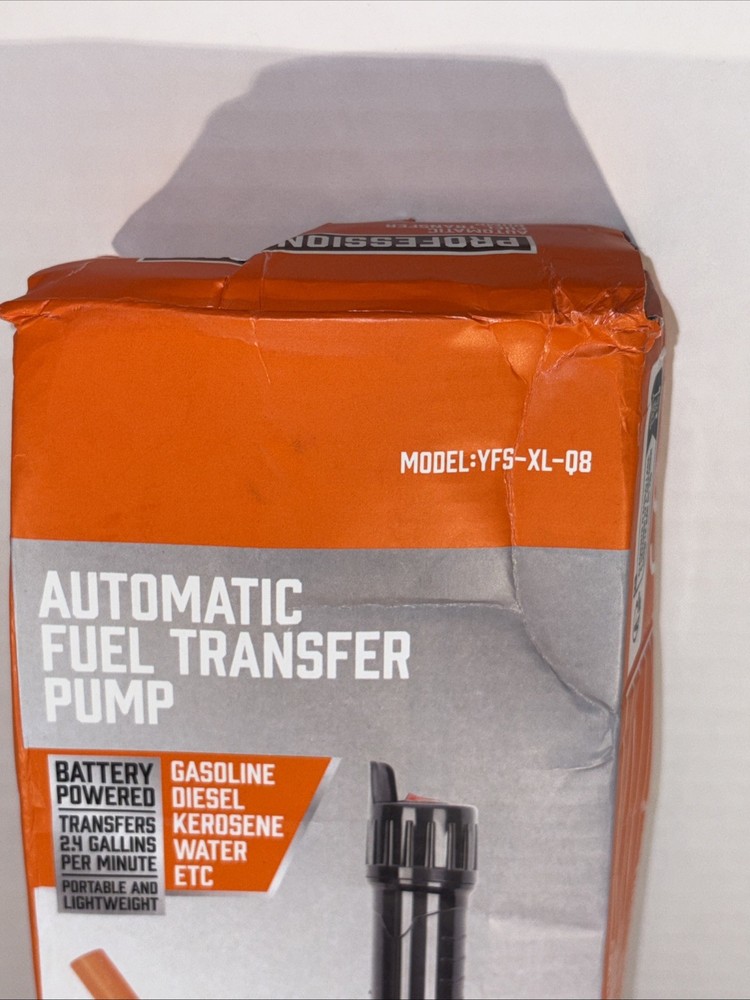 Professional Tools Automatic Fuel Transfer Pump OPEN BOX