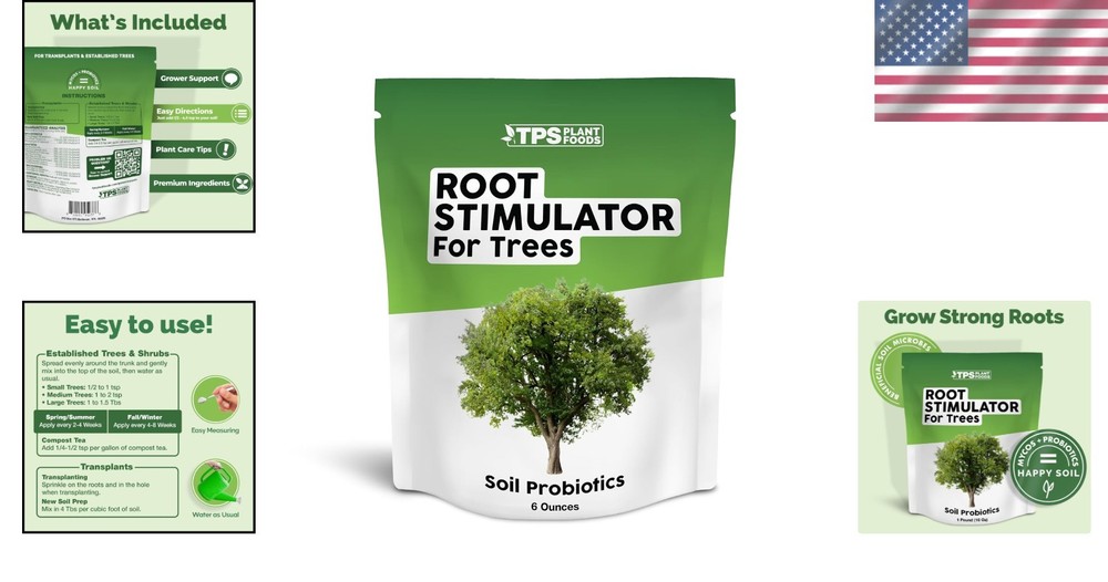 6 oz Tree Root Support Powder | Ideal for Transplants & Landscaping