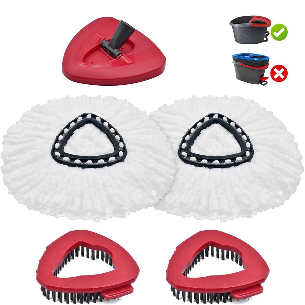 Replacement Microfiber Mop HEAD For O-Cedar Spin Mop Easy Clean Wring Refill kit