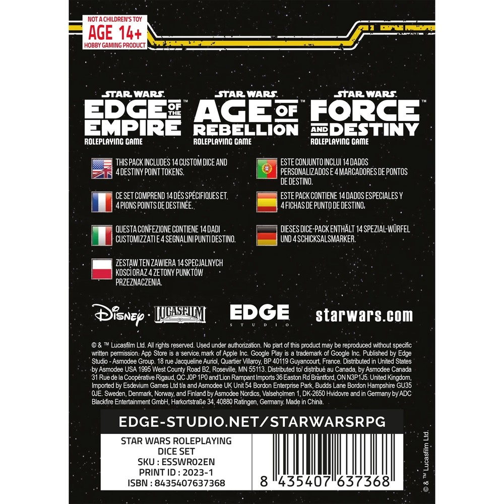 Star Wars: Roleplaying Dice