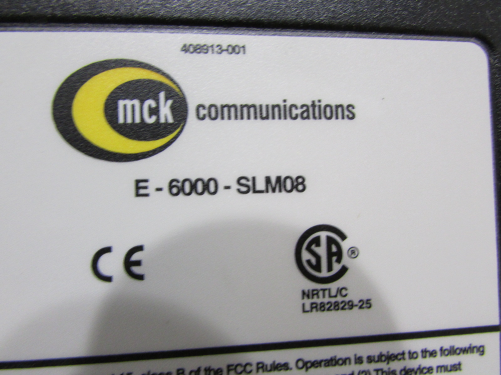 MCK E-6000-SLM08 Branch office extender unit with SAC power supply