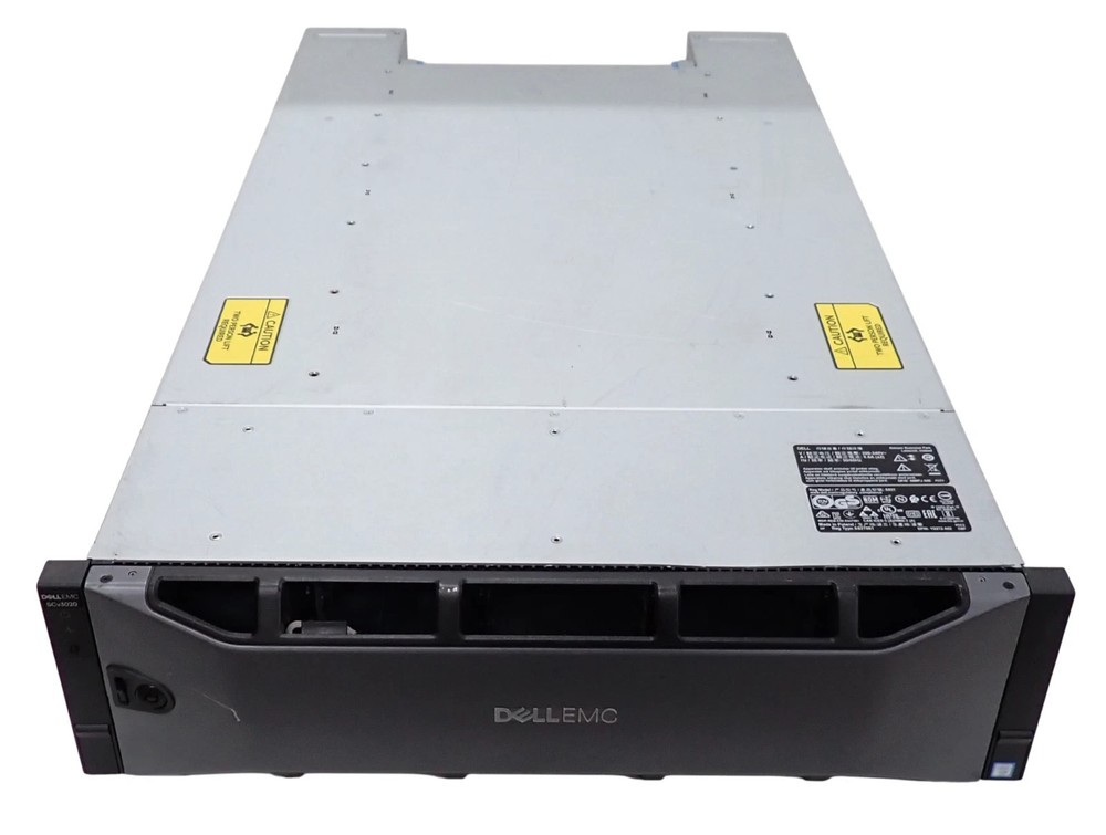 Dell Compellent SCv3020 Storage Array 2x iSCSI Controller 30-Bay 7x 900GB HDD