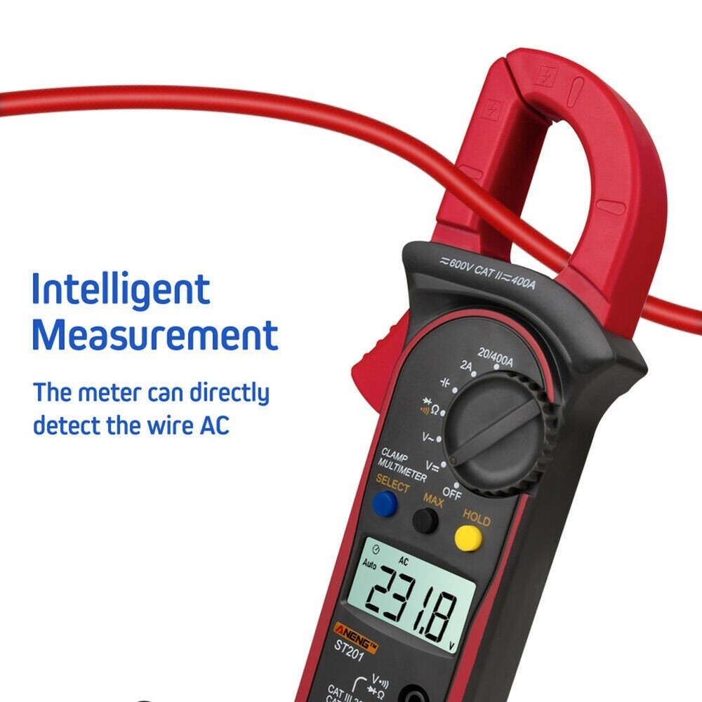 Digital Multimeter AC DC Clamp Voltmeter Ammeter Ohmmeter Volt Tester Meter