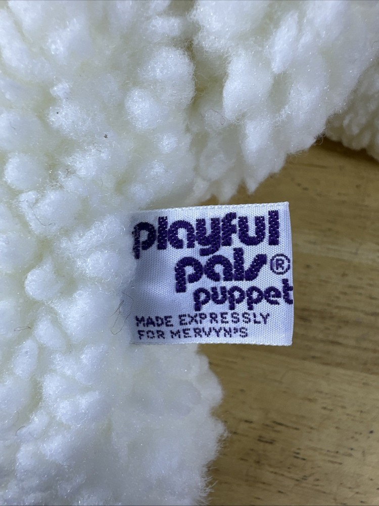 Mervyns Playful Pals Lamb Puppet With Tag