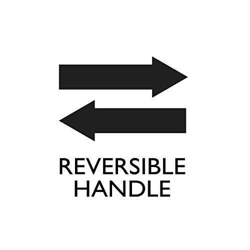 Matte Black Springdale Decorative Door Handle Fully Reversible Push Pull Func...