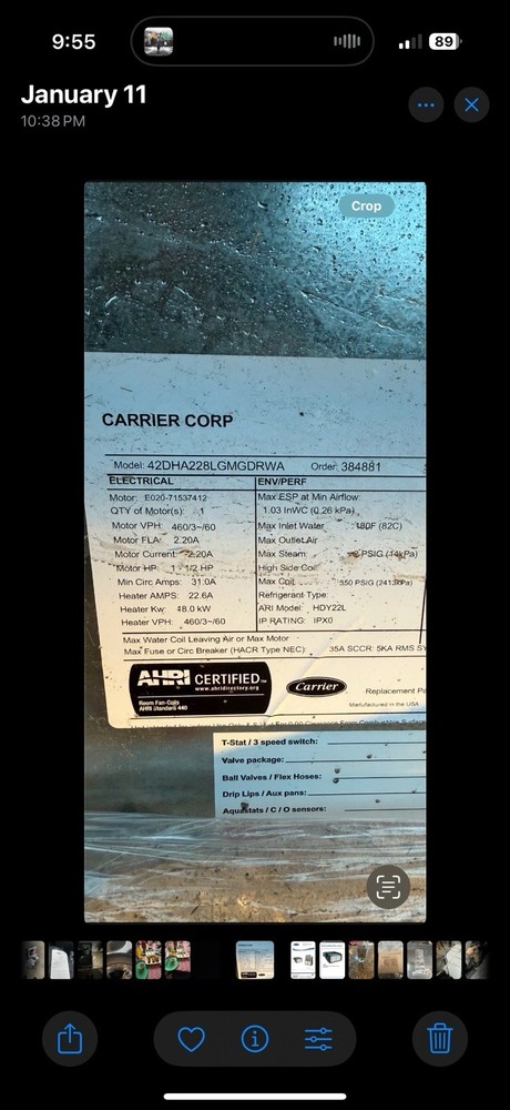 Carrier Package Unit