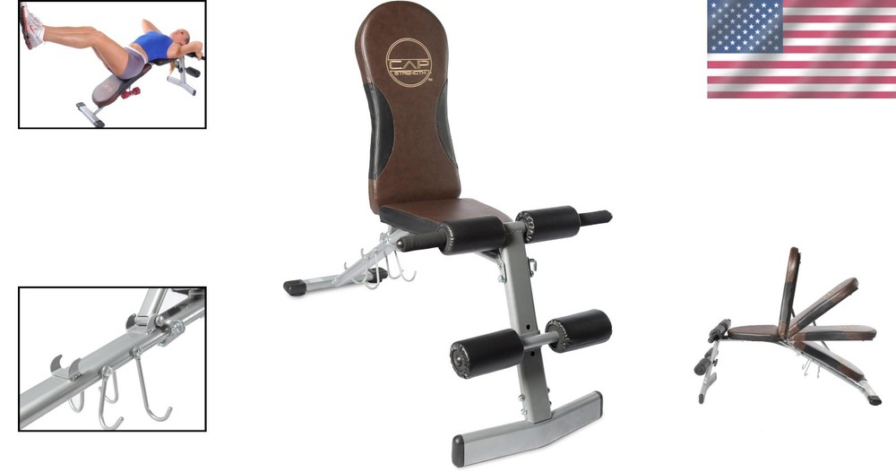 All-in-One Adjustable Weight Bench - Comfort & Support for Full-Body Workouts