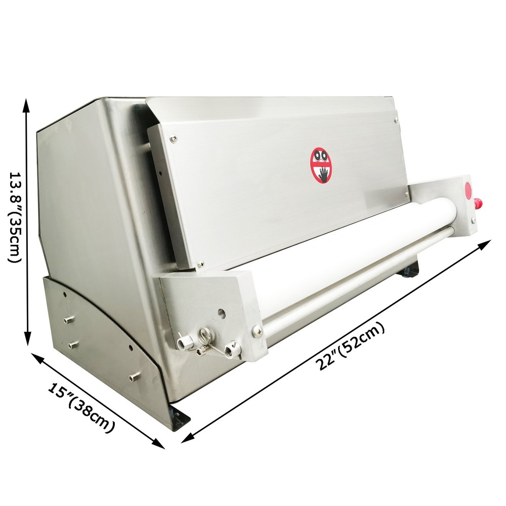 110V 450W Automatic Pizza Dough Roller Machine Press Sheeter 3"-15"