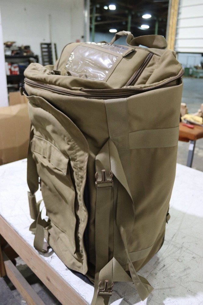 Defender Deployment Bag Thin Air Gear Wheeled Handle Military Brown Tan