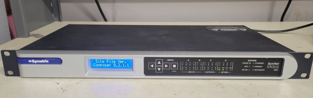 Symetrix SymNet RADIUS AEC Digital Signal Processor DSP Audio Conferencing Unit