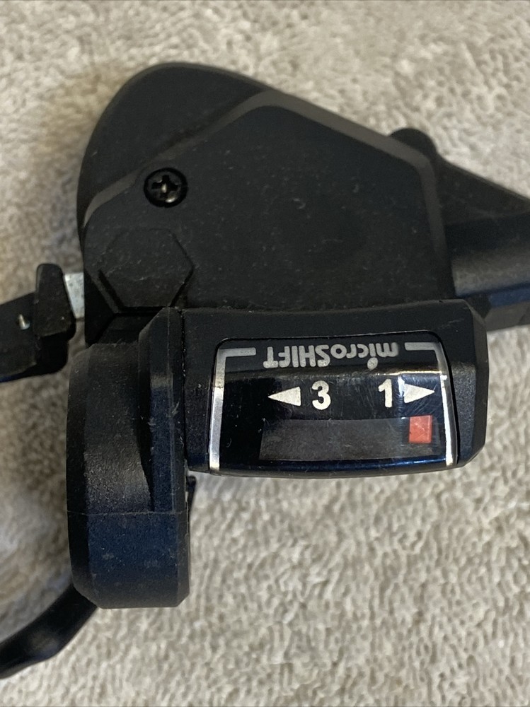 microSHIFT TS39 Left Trigger Shifter - Optical Gear Indicator - 3 speed