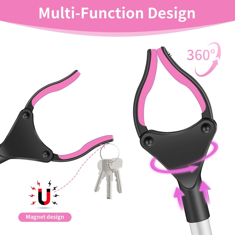 48 Inch Extra Long Grabber Tool Foldable Reaching Tool Grabber Pickup Tool