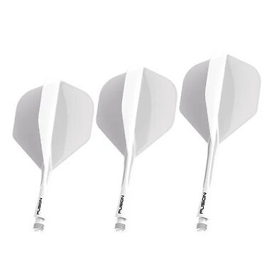 Winmau Fusion White NO2 Flights Medium