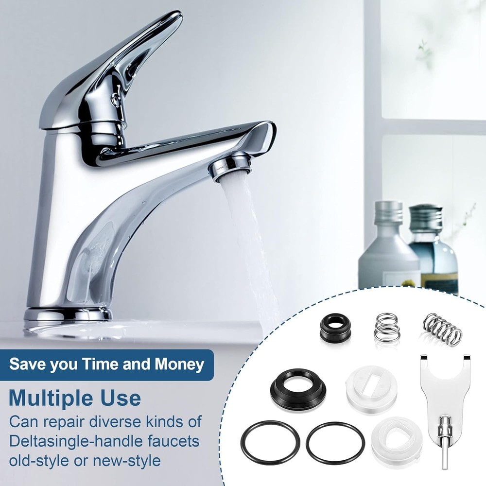 Durable 2-Pack Faucet Repair Kit for Delta/Peerless - Easy Leak Fixing Solution