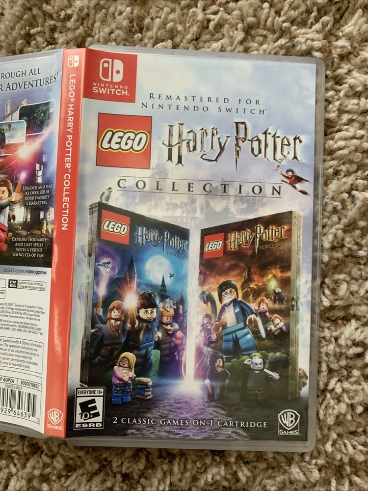 Empty Replacement Case & Artwork ONLY! Lego Harry Potter Collection - Switch