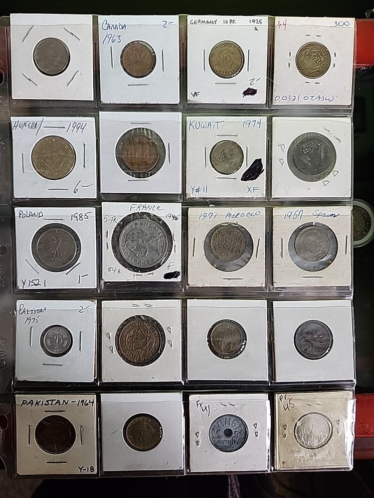 Foreign Coin 20 Lot