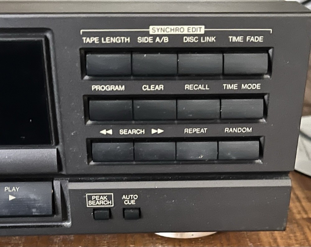 Vintage Technics SL-PG100 CD Player Working See Video