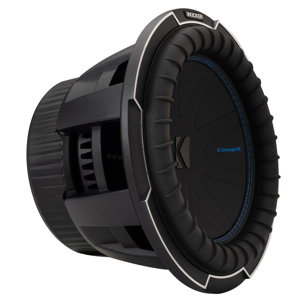 Kicker 51CWQ104 CompQ Q-Class 10" Subwoofer, Dual 4-Ohm