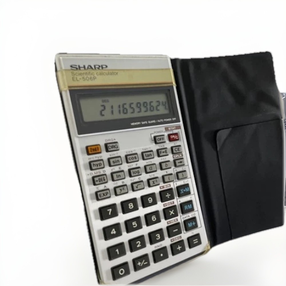 Sharp EL-506P Scientific Calculator – Vintage Retro – Tested & Working