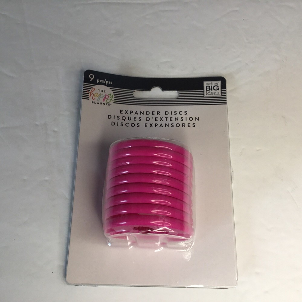 Happy Planner Discs 1.75" 9/Pkg-Pink Heart NOS