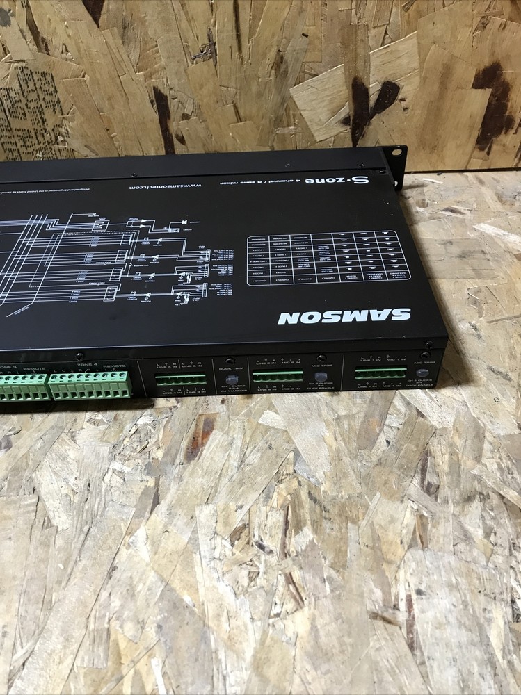 Samson Stereo Mixer 4 input/4 S Zone