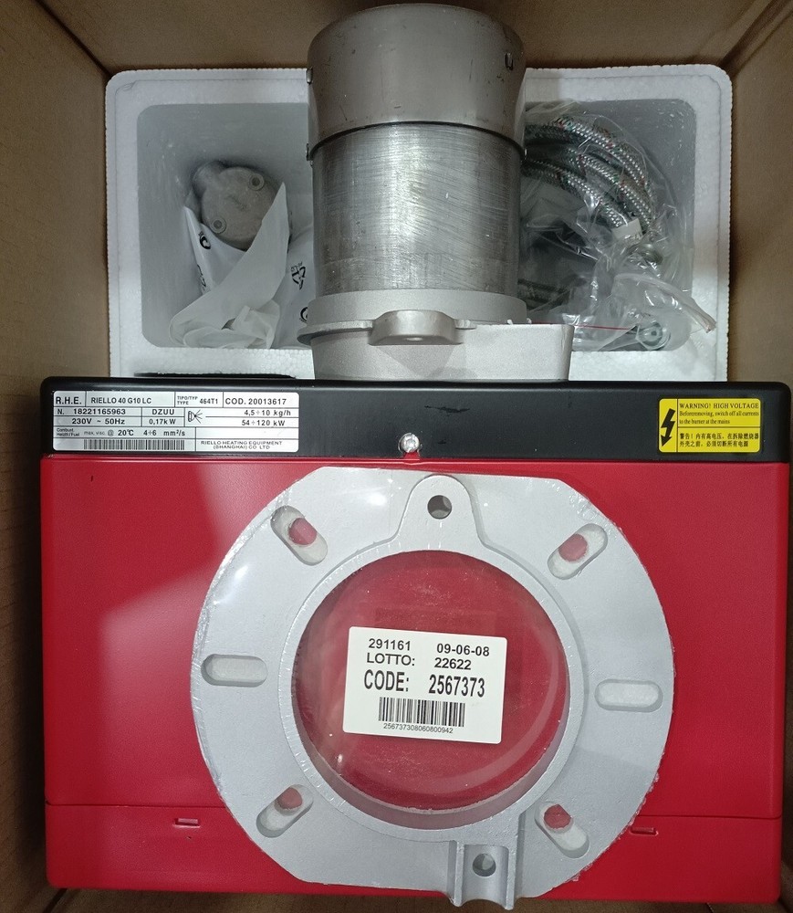 RIELLO 40G10LC Gas Burner Machine Single-Stage light oil Boiler Burner 54-120KW
