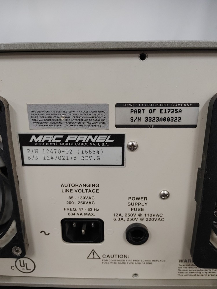 HP HEWLETT PACKARD E1725A Time Interval Analyzer Chassis Only