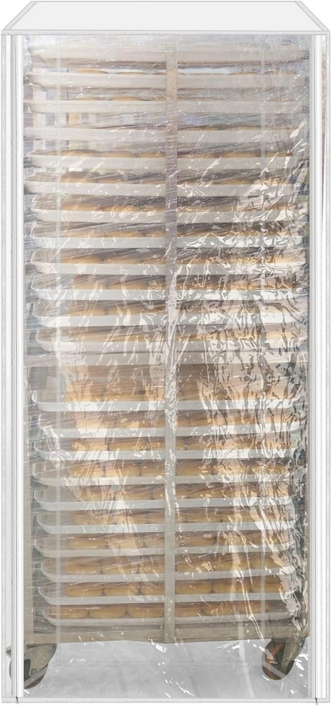 Clear Bun Pan Rack Cover With Zippers
