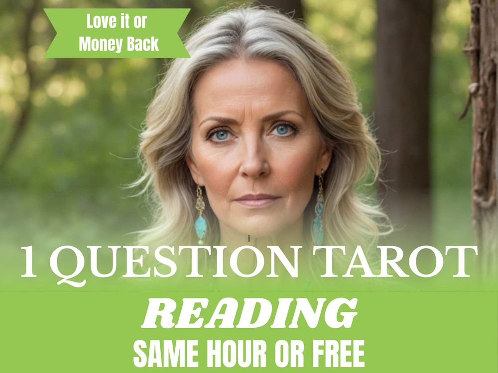 SAME HOUR – 1 QUESTION TAROT READING WITH PSYCHIC INSIGHT & TELEPATHY