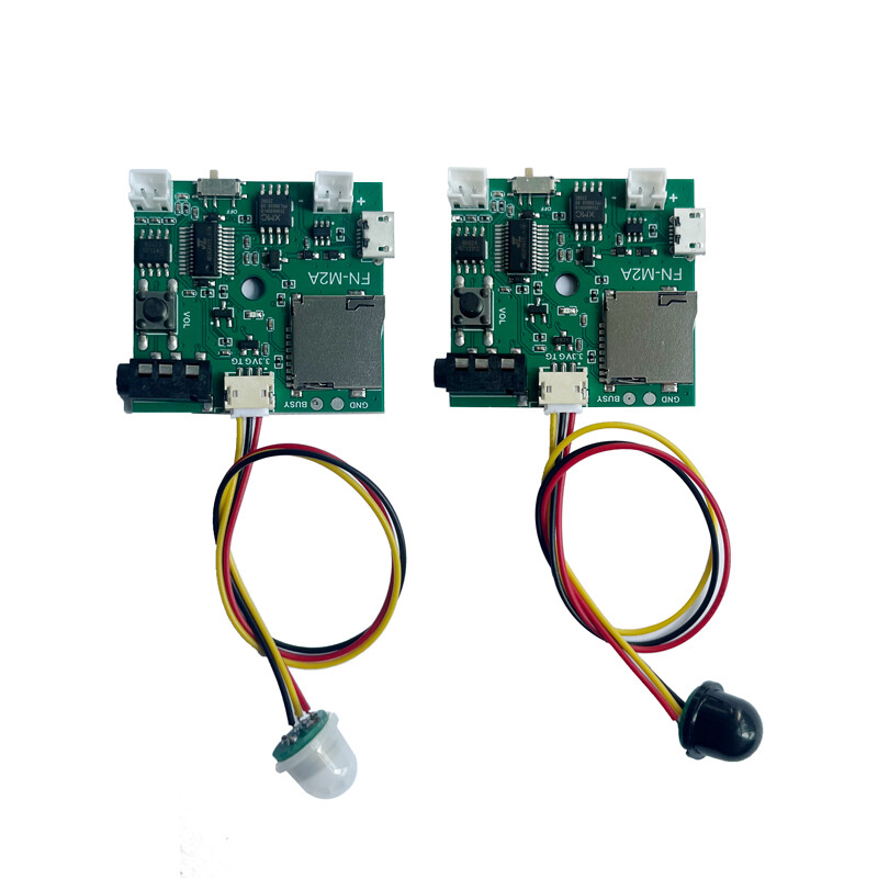 PIR Motion Sensor Activated Audio Player for POP Displays With BLACK PIR Sensor