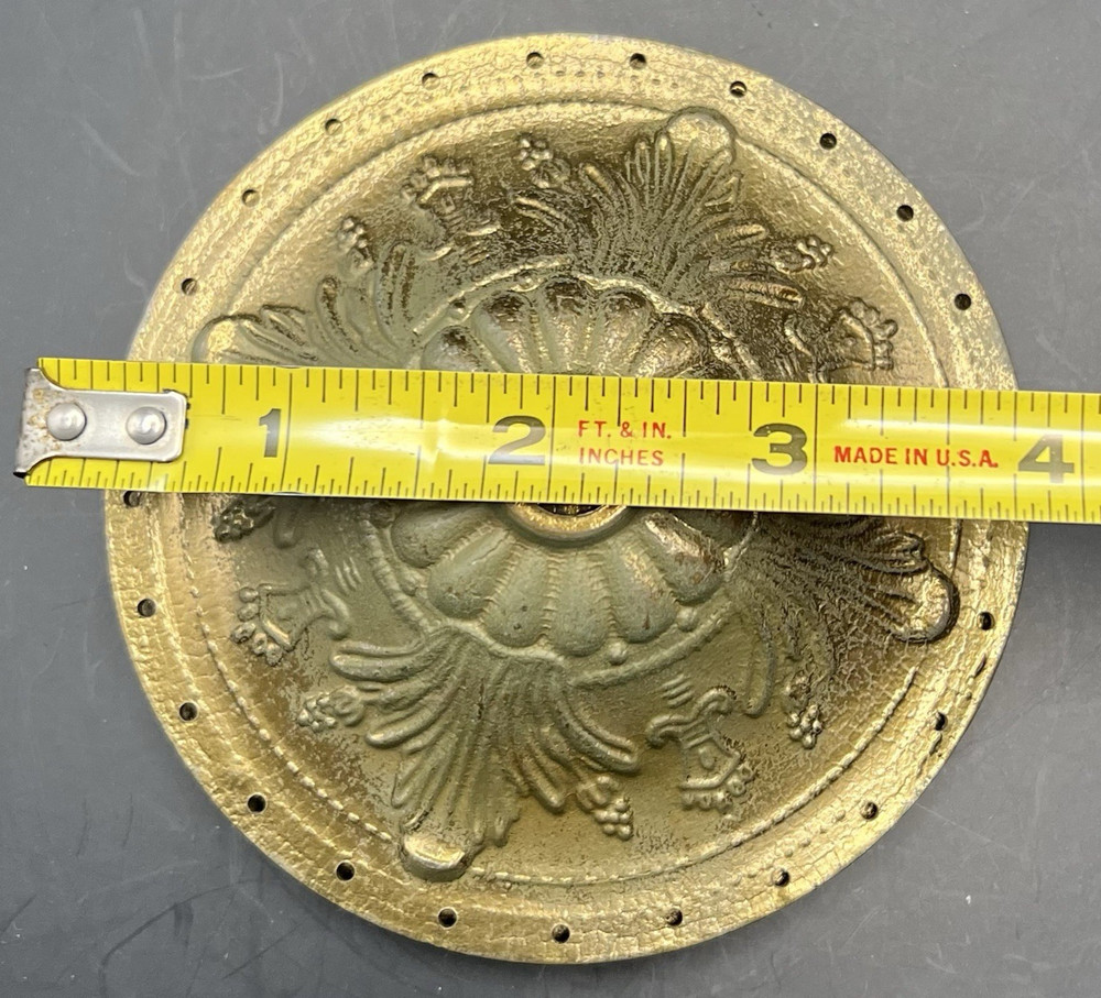 VTG 2 matching solid bronze decorative architectural embellishment rosettes Base