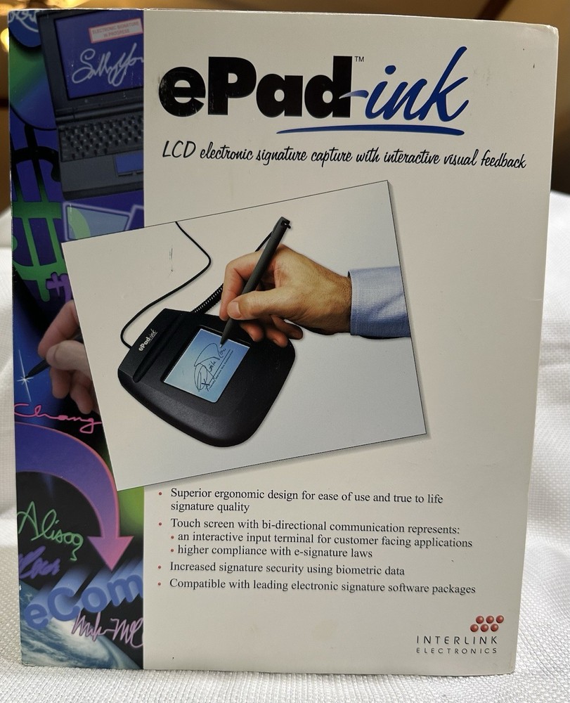 Epad Ink LCD Electronic Signature Capture NEW