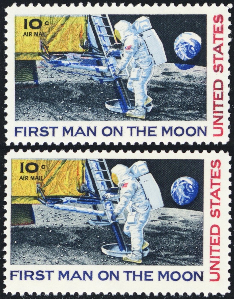 C76, Mint NH 10¢ With Large Blue Color Shift Error With Normal * Stuart Katz