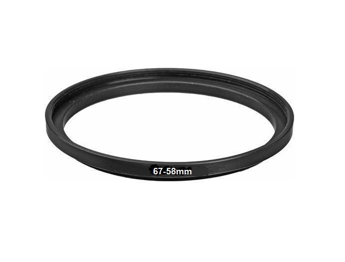 67mm-58mm Step Down Metal Ring Adapter 67-58mm