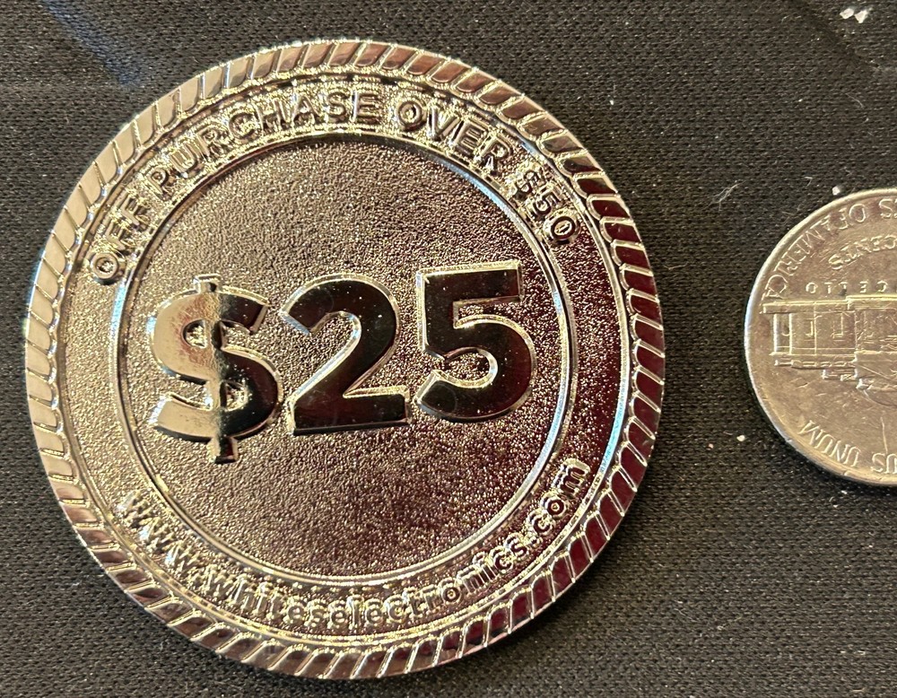Whites Electronics $25 saving coin