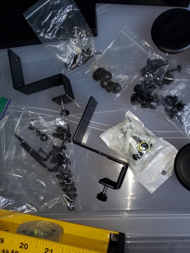 Electronic Split board Desk Hardware Baskets Connection Parts Screws Etc