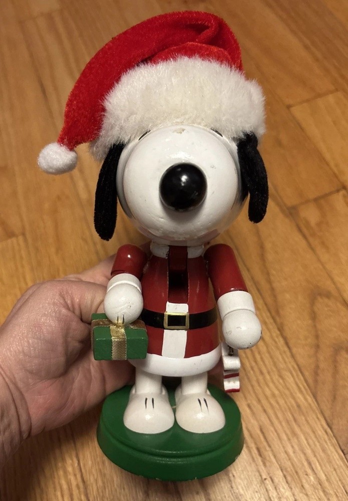 Santa Snoopy Nutcracker Peanuts Christmas Decor Holidays