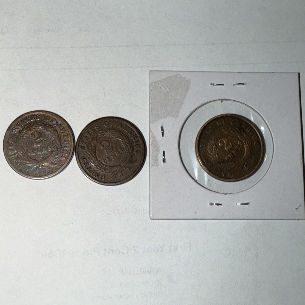 First Year Issues 1864 3 coins $13.99 Each