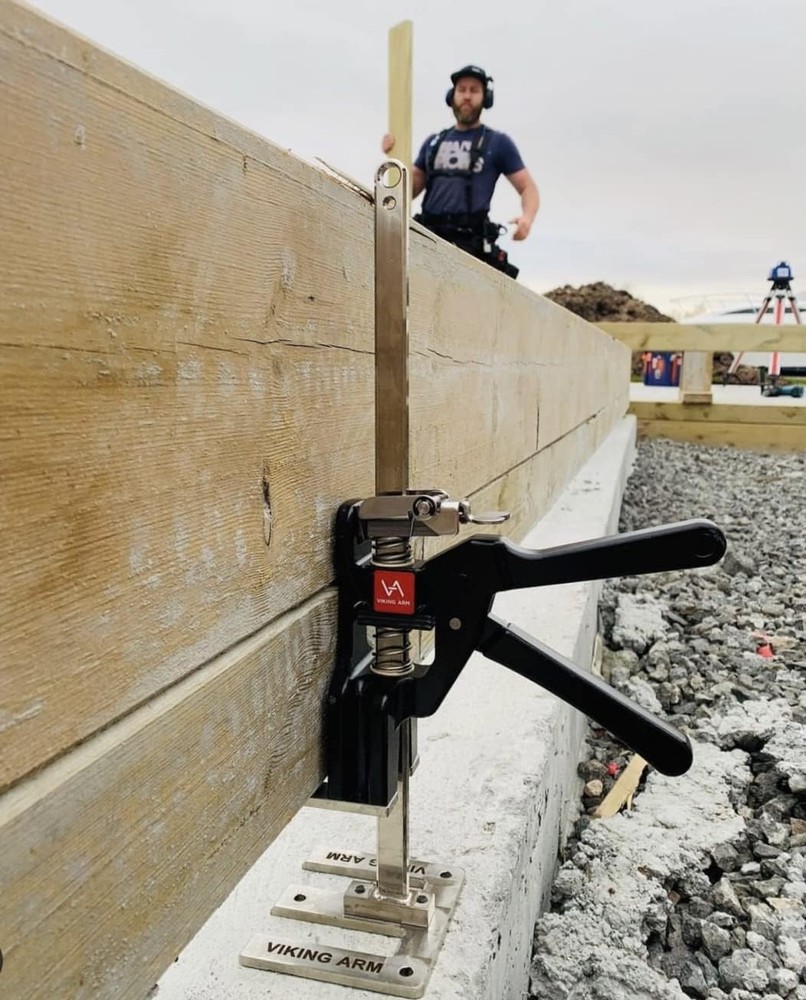 Handheld Jack Clamp 330lbs Labor Saving Adjustable Lifting Tool One Hand Silver