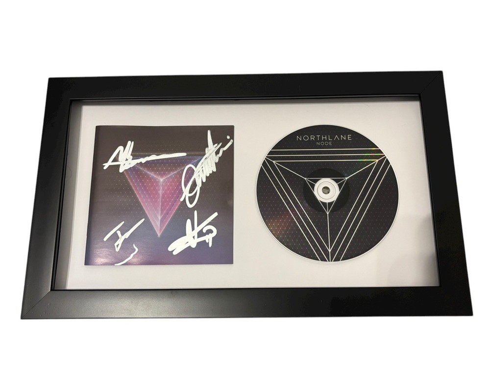NORTHLANE SIGNED AUTOGRAPH x4 NODE FRAMED & MATTED CD MARCUS +3 w/ PROOF JSA COA