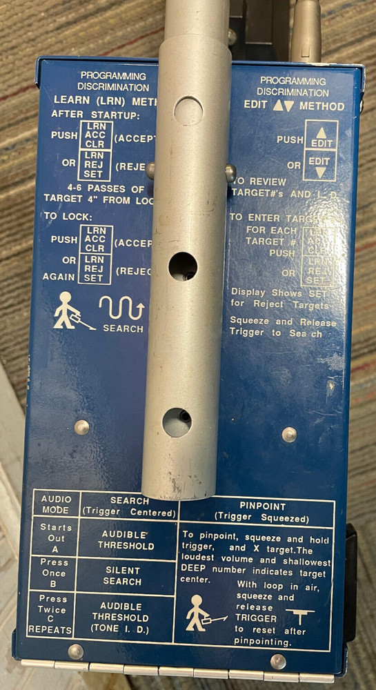 White's Eagle Programmable Metal Detector (For P&R)